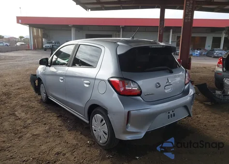 2021 Mitsubishi Mirage Carbonite Edition/Es/Le from USA, damaged, VIN ML32AUHJ2MH003020